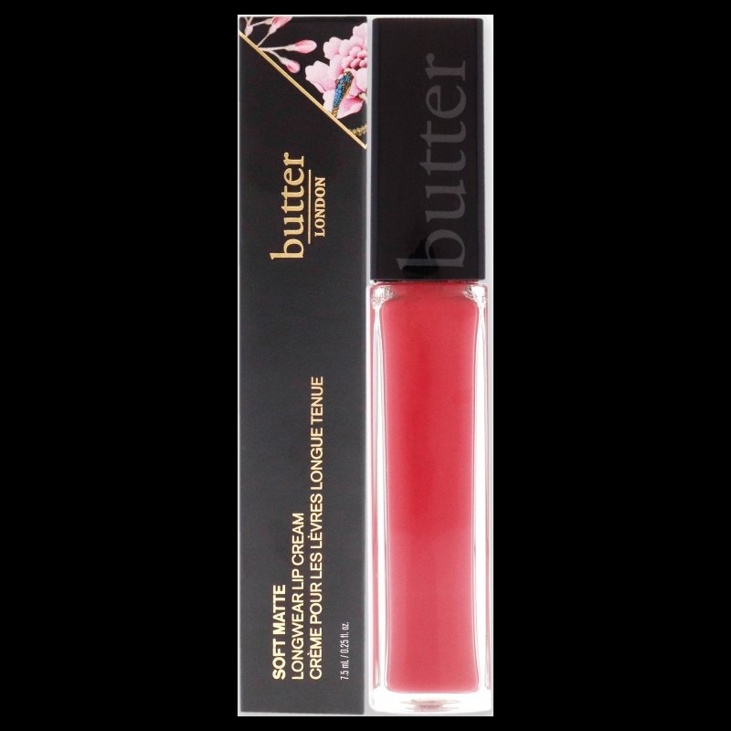 Butter London - Soft Matte Long Wear Lip Cream - Fairy Cake for Women - 0.25 oz Lipstick - Lipstick - British D'sire