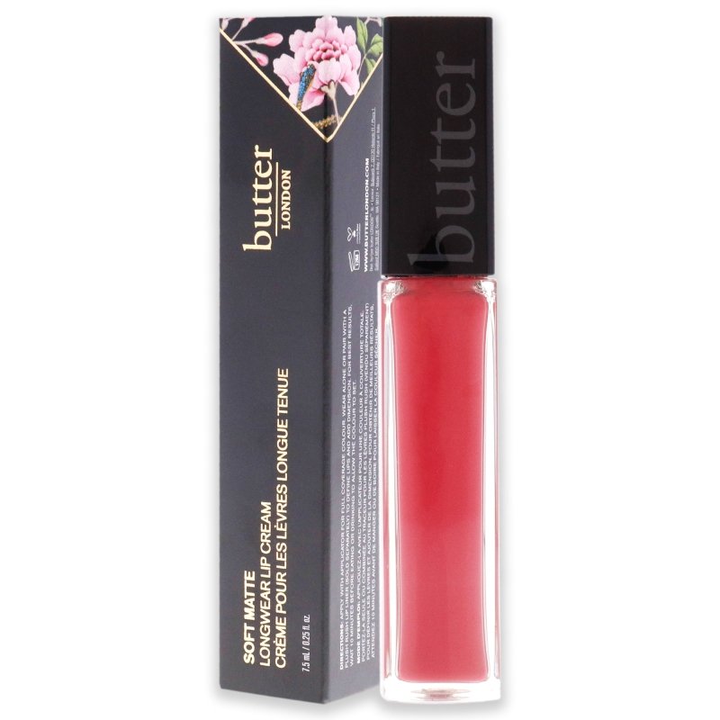 Butter London - Soft Matte Long Wear Lip Cream - Fairy Cake for Women - 0.25 oz Lipstick - Lipstick - British D'sire