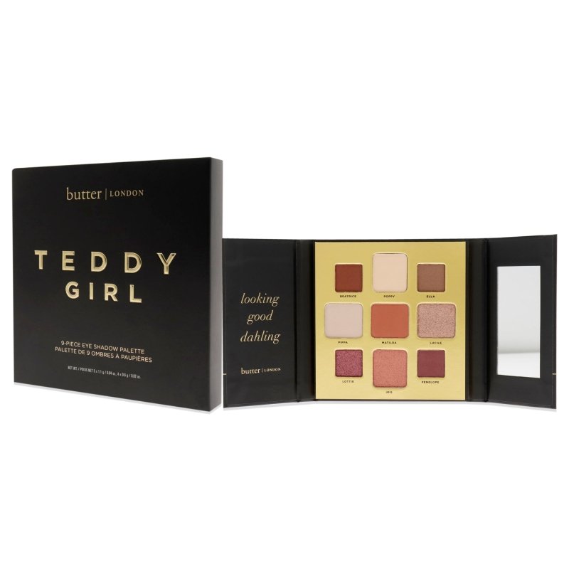 Butter London - Teddy Girl Eyeshadow Palette for Women - 0.28 oz Eye Shadow - Eye Shadow - British D'sire