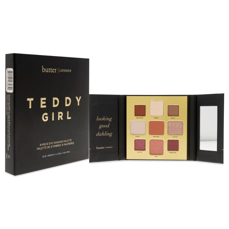 Butter London - Teddy Girl Eyeshadow Palette for Women - 0.28 oz Eye Shadow - Eye Shadow - British D'sire