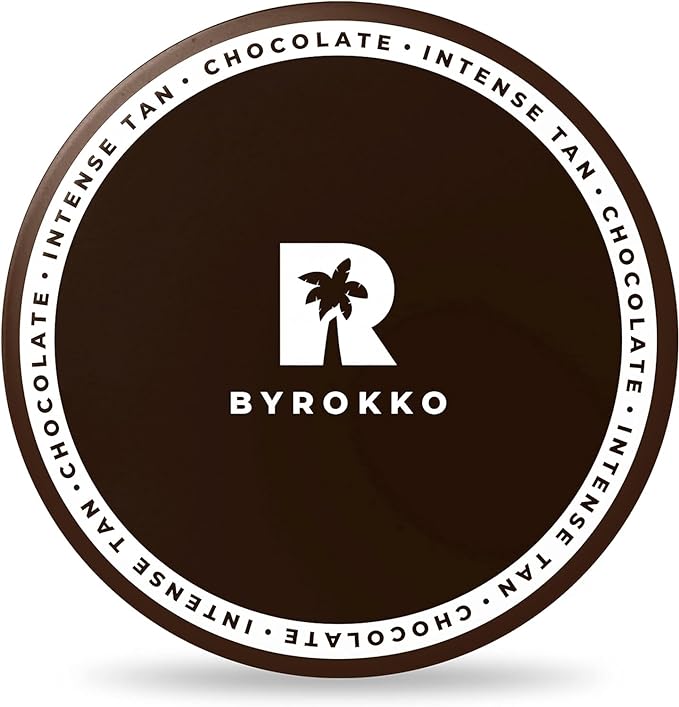 BYROKKO Shine Brown Chocolate Tanning Accelerator Cream (200 ml), Super XXL Fast Bronzing Cream for Intense Chocolate Tan, Effective In Sunbeds & Outdoor Sun - British D'sire