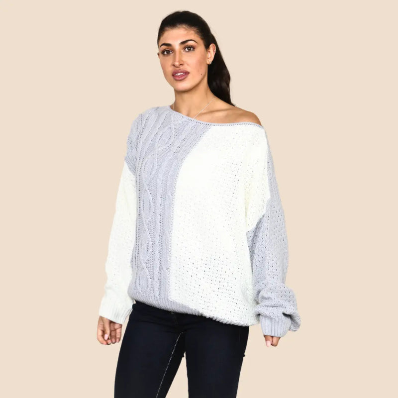 Cable Knit Jumper - Jumper - British D'sire