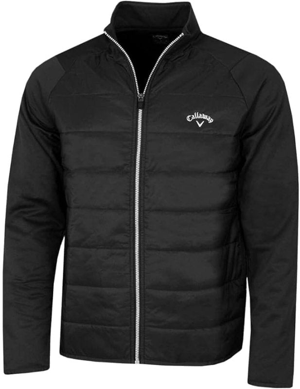 Callaway Golf Mens 2024 Wind Resistant Puffer Full Zip Padded Jacket - Track Jackets - British D'sire