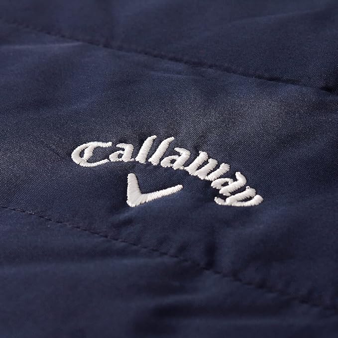 Callaway Golf Mens 2024 Wind Resistant Puffer Full Zip Padded Jacket - Track Jackets - British D'sire