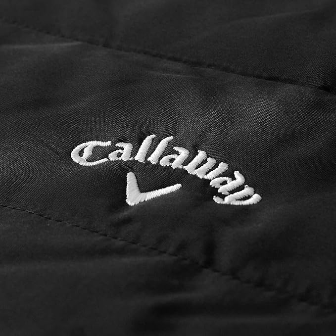 Callaway Golf Mens 2024 Wind Resistant Puffer Full Zip Padded Jacket - Track Jackets - British D'sire