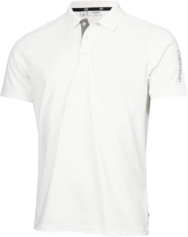 Calvin Klein Mens 2024 Club Golf Lightweight Breathable Wicking Polo Shirt - Shirts & Tees - British D'sire