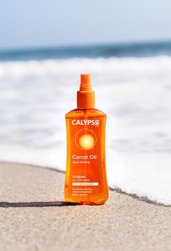 Calypso Original Carrot Oil | No SPF | Accelerates tanning | No Self tan | 200ml - British D'sire