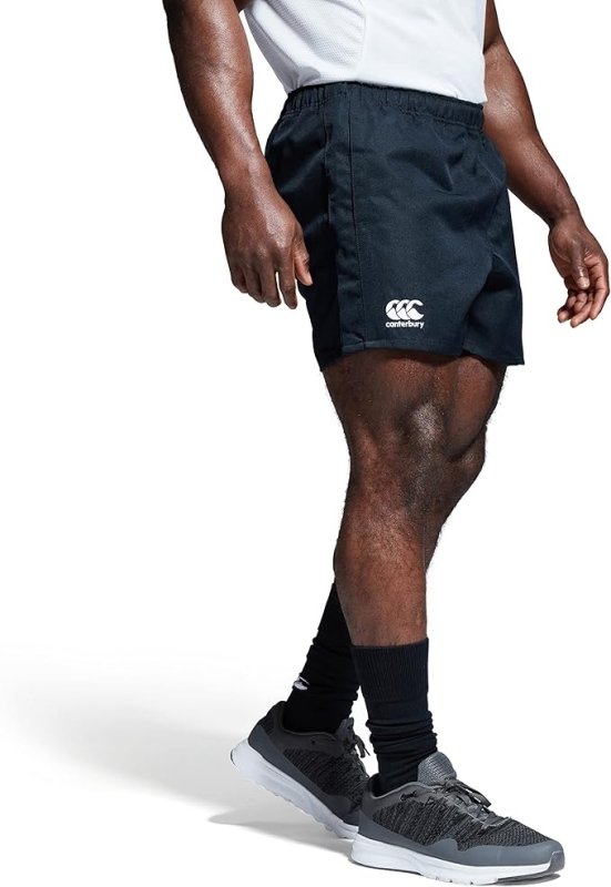 Canterbury Men's Professional Cotton Shorts, Rugby Short, Internal Drawstring & Pockets, Gym/Training Short - Men's Shorts and Boxers - British D'sire