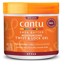 Cantu Shea Butter For Natural Hair Moisturizing Twist & Lock Gel, 370g (packaging may vary) - Hair Care - British D'sire