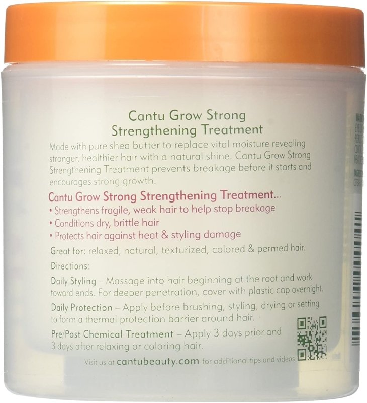 Cantu Shea Butter Grow Strong Strengthening Treatment 6 Ounce (173 ml) - Hair Treatment - British D'sire