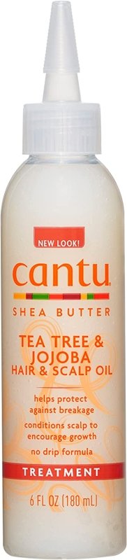 Cantu Shea Butter Tea Tree & Jojoba Hair & Scalp Oil 180 ml (packaging may vary) - Hair Oil - British D'sire