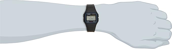 Casio Standard Digital Watch With LED Light F - 91W - 1JF - Watches - British D'sire