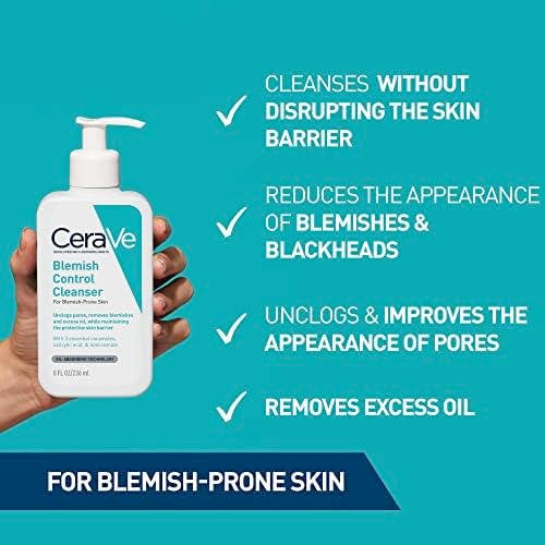 CeraVe Blemish Control Face Cleanser With 2% Salicylic Acid & Niacinamide Blemish-Prone Skin 236ml - British D'sire