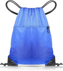 CHEPULA Drawstring Gym Bag, Large Sports Backpack String Swim Drawstring PE Bags for Women Men, Travel Beach School Bag with Waterproof - Bags & Accessories - British D'sire