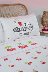 Cherry Much Kids Children Bedding Single Double Toddler Duvet Quilt Cover Set Boys Girls - Duvet Set - British D'sire