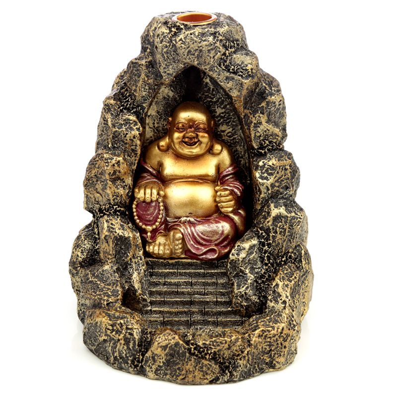 Chinese Buddha Backflow Incense Burner - British D'sire