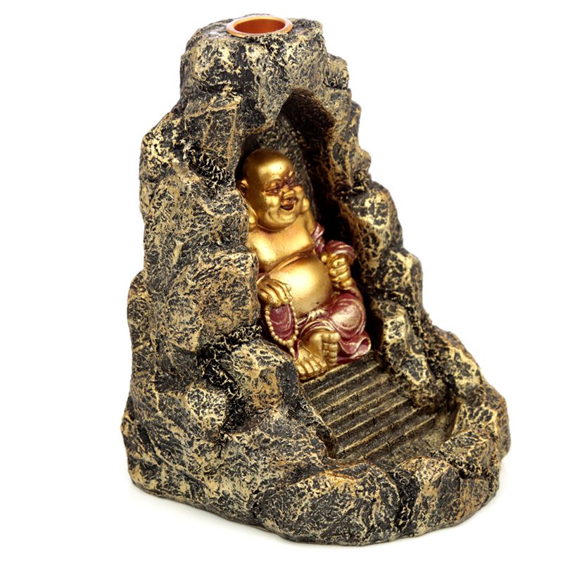 Chinese Buddha Backflow Incense Burner - British D'sire