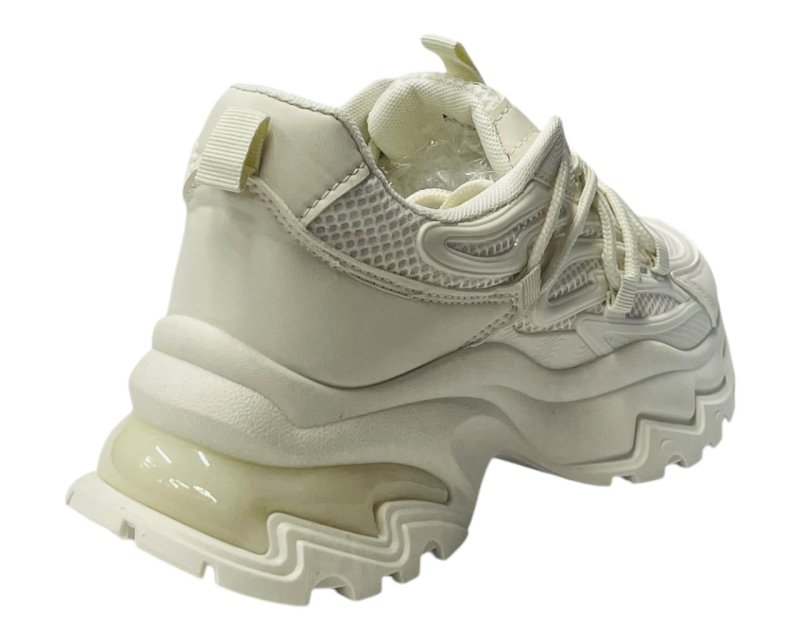 Chunky Sole Lace Up Sports Trainers - Trainers - British D'sire