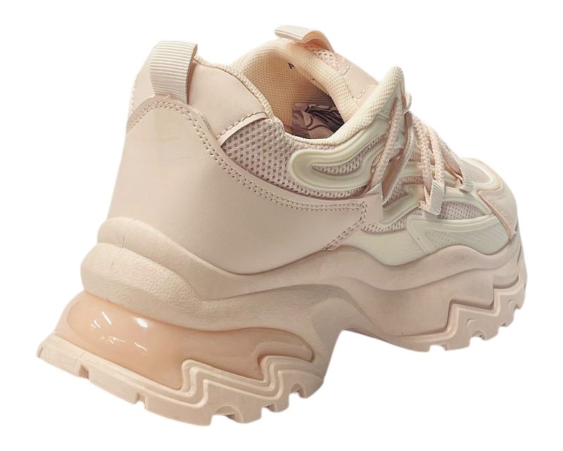 Chunky Sole Lace Up Sports Trainers - Trainers - British D'sire