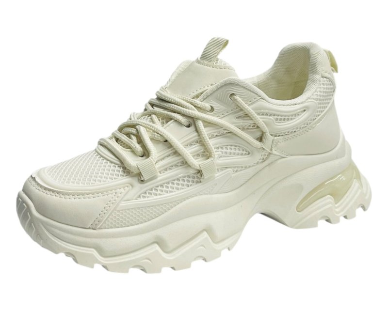 Chunky Sole Lace Up Sports Trainers - Trainers - British D'sire