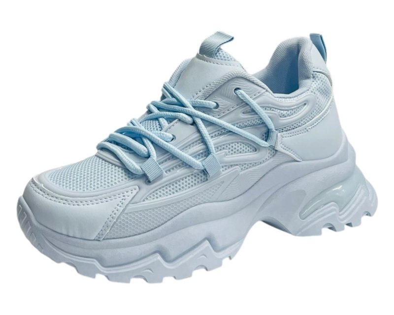 Chunky Sole Lace Up Sports Trainers - Trainers - British D'sire