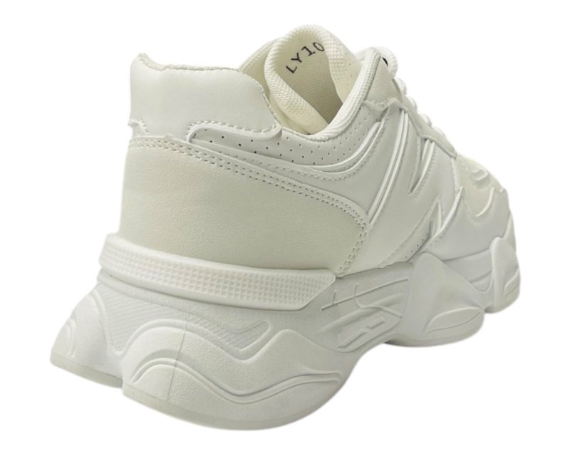 Chunky Sole Lace Up Sports Trainers - Trainers - British D'sire