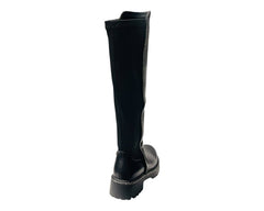 Chunky Sole Rhinestone Knee High Boots - Boots - British D'sire