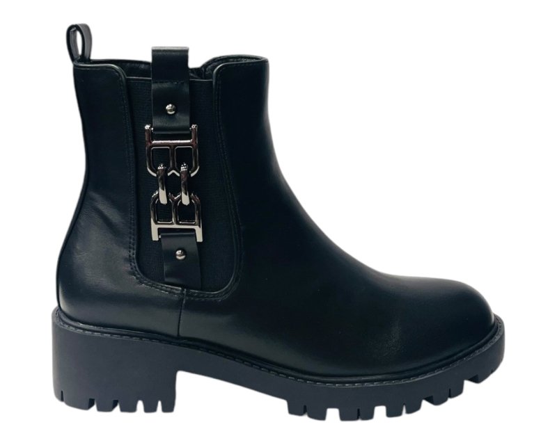 Chunky Sole Zip Chelsea Ankle Boots - Boots - British D'sire