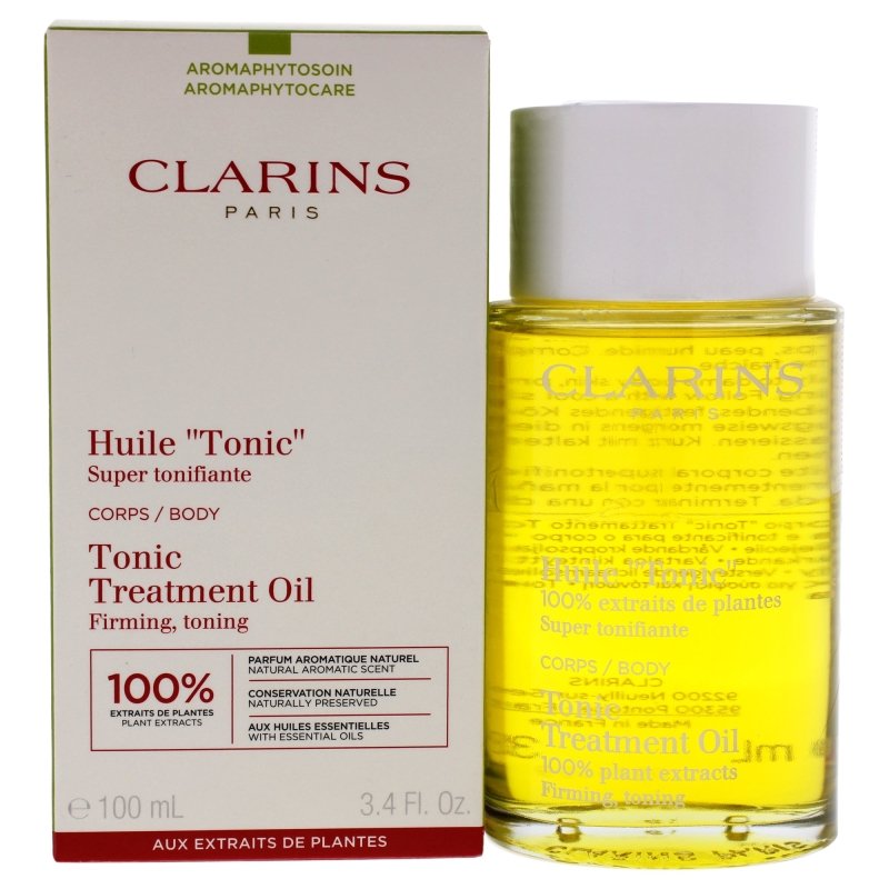 Clarins - Body Treatment Oil Tonic for Unisex - 3.4 oz Treatment - Treatment - British D'sire