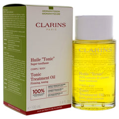 Clarins - Body Treatment Oil Tonic for Unisex - 3.4 oz Treatment - Treatment - British D'sire