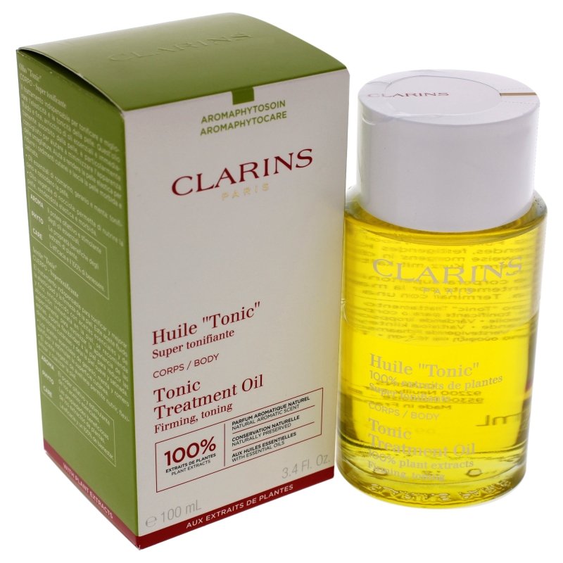 Clarins - Body Treatment Oil Tonic for Unisex - 3.4 oz Treatment - Treatment - British D'sire