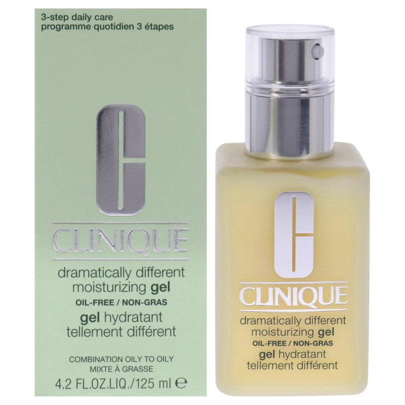 Clinique - Dramatically Different Moisturizing Gel - Combination Oily Skin for Unisex - 4.2 oz Gel - Gel - British D'sire