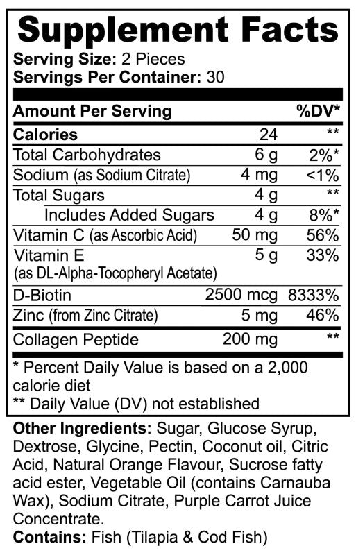 Collagen Gummies (Adult) - Proteins & Blends - British D'sire