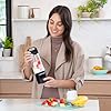 Connoisseur nutribullet Portable Blender, Black, 475ml | Powerful Extractor Blade for Healthy Shakes | Includes To - Go Lid, USB - C Charging Cable & User Guide | Delivers 15+ Blending Cycles for Active Lifestyles - Blender - British D'sire