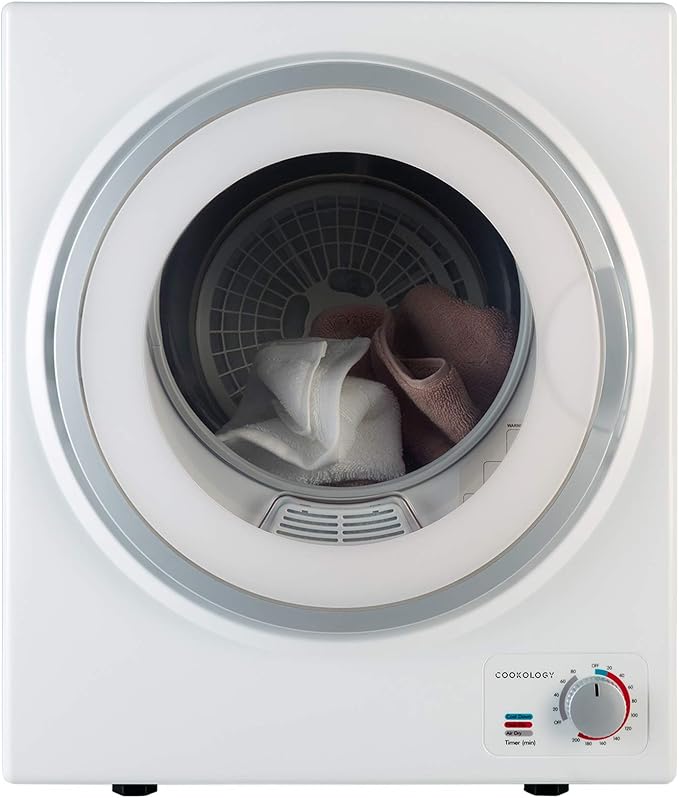 Cookology CMVD25WH Mini Vented Tumble Dryer 2.5kg - British D'sire