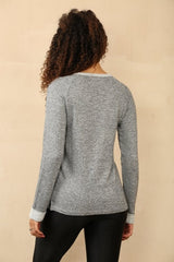 Cosy Knit Jumper with Stud Detailing – Effortless Style and Warmth - Jumper - British D'sire