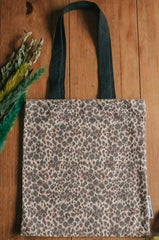 Cotton Canvas Leopard Print Shopper Tote Bag by Xander Kostroma - Handbags - British D'sire