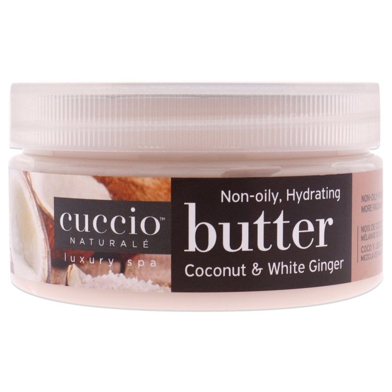 Cuccio Naturale - Butter Blend - Coconut and White Ginger for Unisex - 8 oz Body Lotion - Body Lotion - British D'sire