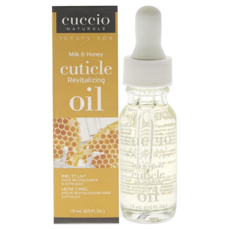 Cuccio Naturale - Cuticle Revitalizing Oil - Milk and Honey for Unisex - 0.5 oz Oil - Oil - British D'sire