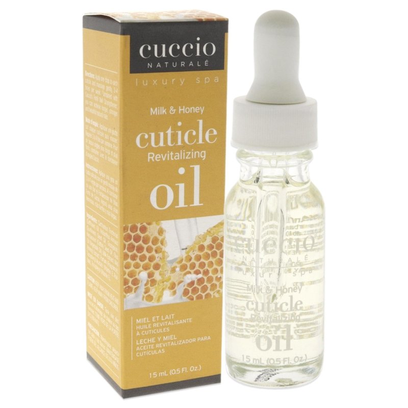 Cuccio Naturale - Cuticle Revitalizing Oil - Milk and Honey for Unisex - 0.5 oz Oil - Oil - British D'sire