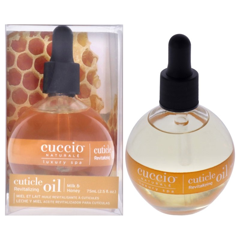 Cuccio Naturale - Cuticle Revitalizing Oil - Milk and Honey Manicure for Unisex - 2.5 oz Oil - Oil - British D'sire