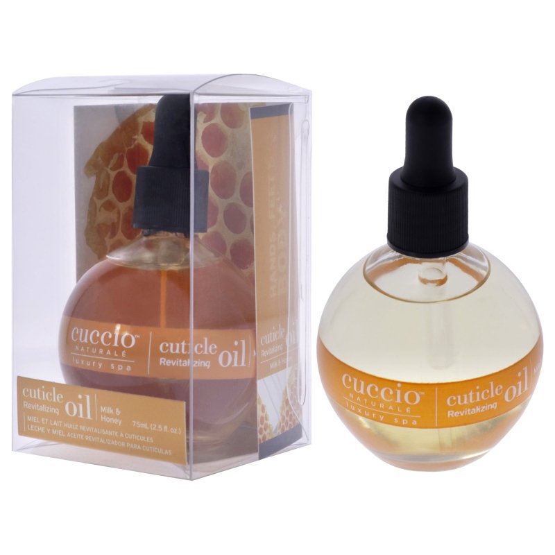 Cuccio Naturale - Cuticle Revitalizing Oil - Milk and Honey Manicure for Unisex - 2.5 oz Oil - Oil - British D'sire