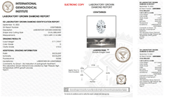 CVD HPHT Lab diamond color D VVS VS 0.7 carat oval cutting diamond loose Gemstone with IGI certificate report - Body Jewellery - British D'sire