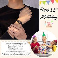 D Dongjiangjin Gift 13th 16th 18th Birthday Gifts for Boy, 10 11 12 14 15 21 Year Old Boy Birthday Gifts - Bracelets & Bangles - British D'sire