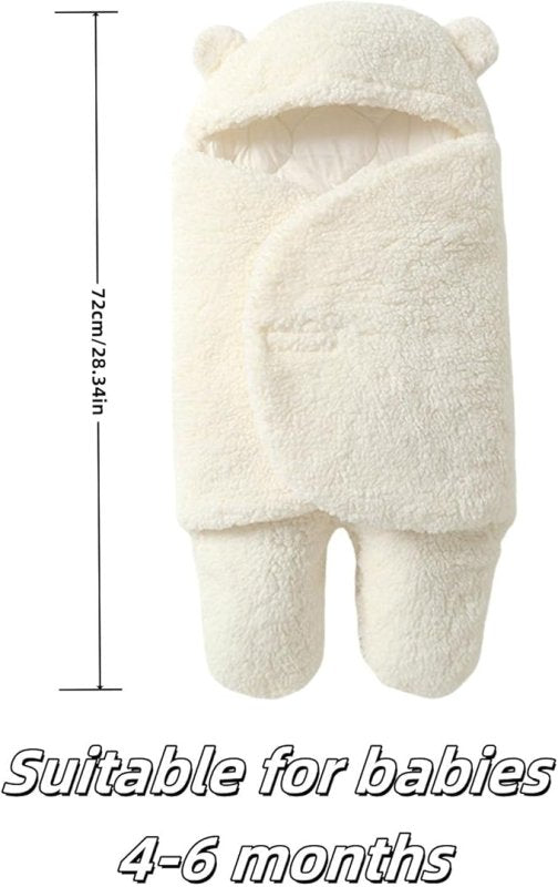 Danolt Baby Essentials, White Swaddle Blanket 3 - 6 Months, Baby Clothe - Blankets & Swaddlers - British D'sire