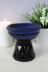 Deep Bowl Blue Oil Burner - British D'sire