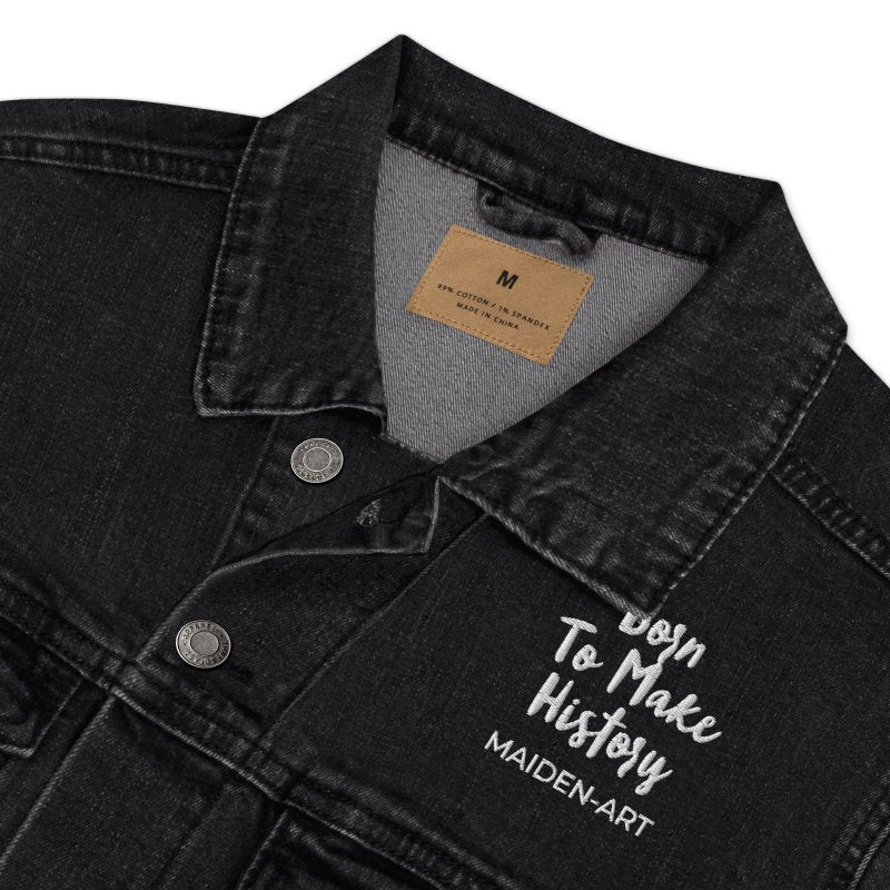 Denim jacket The Rebel Girl in Me will Never Die Unisex denim jacket - Unisex denim jacket - British D'sire