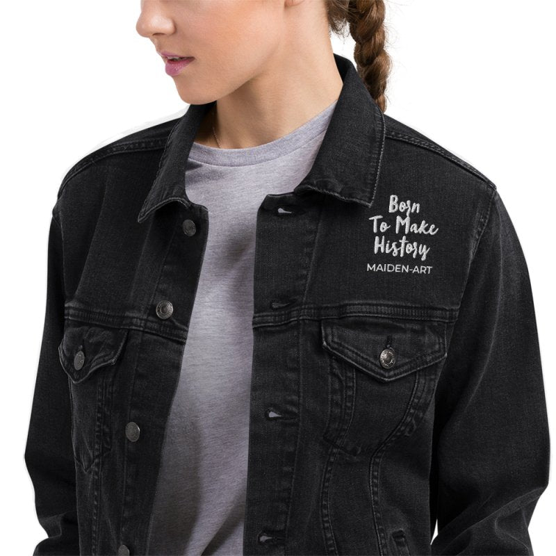 Denim jacket The Rebel Girl in Me will Never Die Unisex denim jacket - Unisex denim jacket - British D'sire