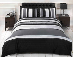 Detroit Stripe Duvet Cover Set Pillow Cases Quilt Cover Bedding Set - Duvet Set - British D'sire