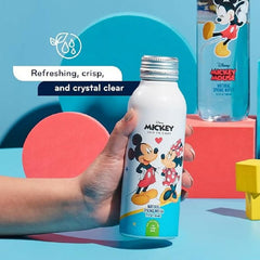 Disney Mickey and Minnie Mouse Aluminum Water Bottle by Disney Water for Unisex - 12 x 12 oz Water - Water Bottles & Thermos - British D'sire